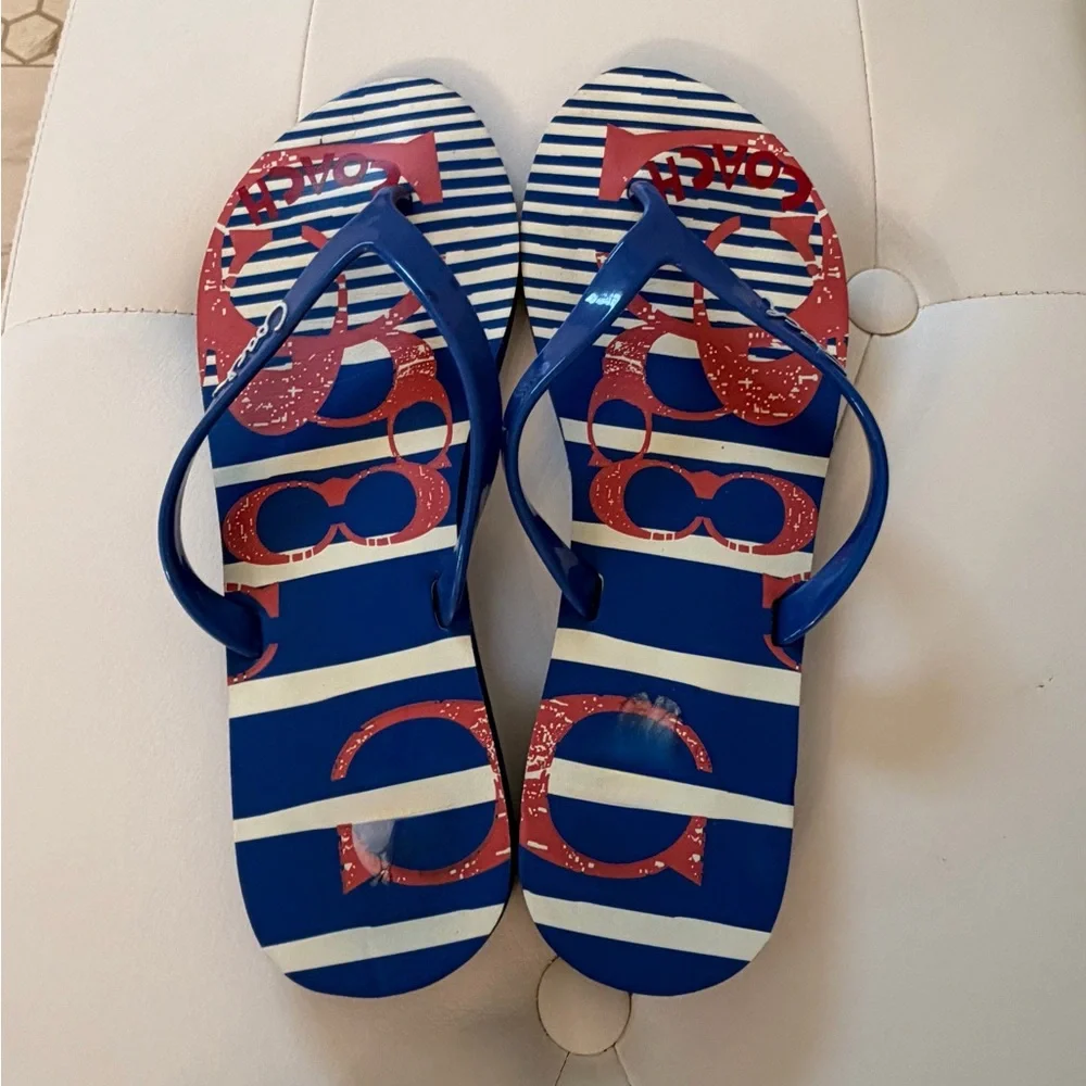 Coach Flip Flops
